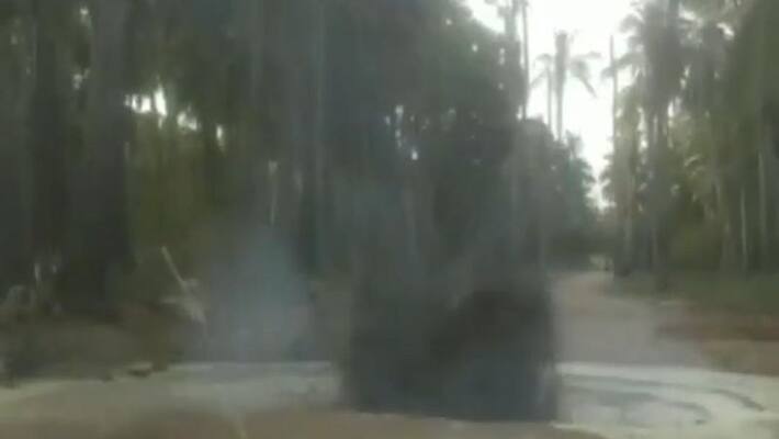 ONGC gas pipeline leaks in Andhra Pradesh's East Godavari ONGC gas pipeline leaks in Andhra Pradesh's East Godavari