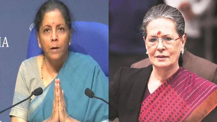 nirmala sitharaman attacks sonia and rahul gandhi over migrants issue in lockdown KPP nirmala sitharaman attacks sonia and rahul gandhi over migrants issue in lockdown KPP