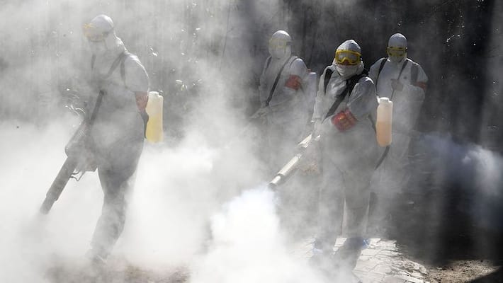 COVID19... Spraying disinfectants can be 'harmful' who COVID19... Spraying disinfectants can be 'harmful' who