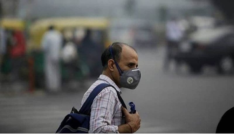 Young man wear used mask in vellore