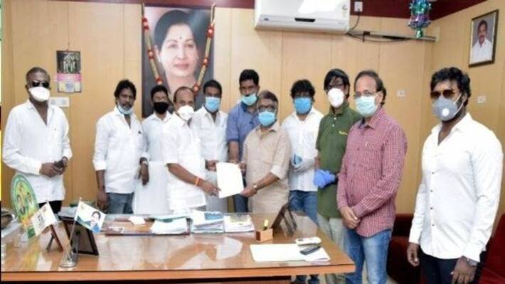 Tamil Film Producers Give Request Letter For Film Shooting Tamil Film Producers Give Request Letter For Film Shooting