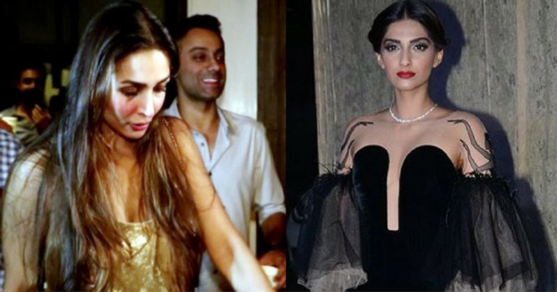 On designer Manish Malhotra's 50th birthday party, which was held in Mumbai, Malaika Arora was enjoying the party with her gals wearing a silver high-slit gown.
