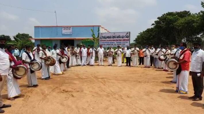 osur nadaswaram and saloon shop wages protest for to allow to open shops osur nadaswaram and saloon shop wages protest for to allow to open shops