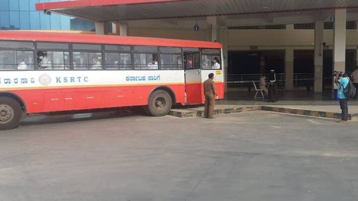 Mangalore bangalore bus drivers face trouble as they dont get food as hotels are closed Mangalore bangalore bus drivers face trouble as they dont get food as hotels are closed