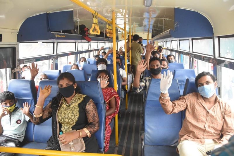 Savadi, who is in-charge of the transport department said, from our end, we are all set to re-start bus operations to these states except Maharashtra.
