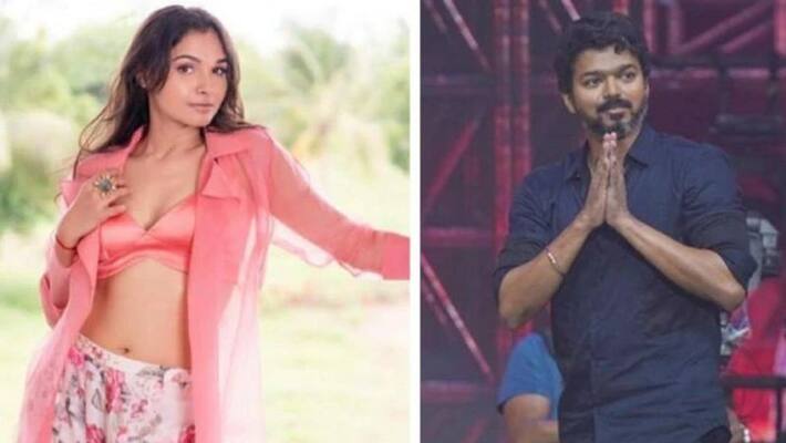 Thalapathy Vijay Kidding Andrea For Bigil Song Matter Thalapathy Vijay Kidding Andrea For Bigil Song Matter