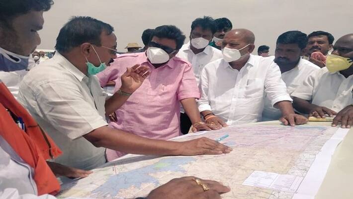Minister B C Patil Says Yediyurappa government committed for Build Dam in Navali in Koppal District Minister B C Patil Says Yediyurappa government committed for Build Dam in Navali in Koppal District