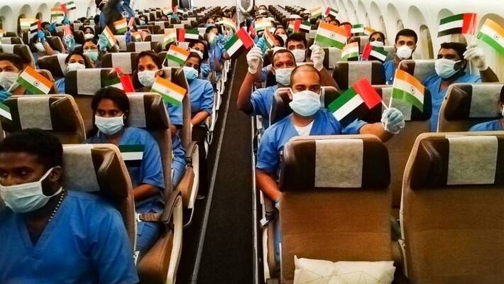 A team of 105 medical professionals reach UAE A team of 105 medical professionals reach UAE
