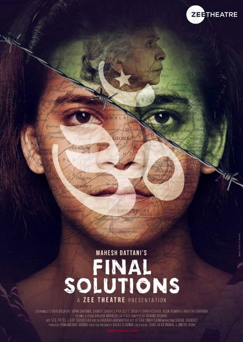 Final Solutions: Two stories in different time periods find a common link amid communal violence. 15-year-old Daksha tells a tale of two time periods and exposes the sad truth of how intolerance has not changed even 50 years after India’s Independence. What happens when Daksha is confronted with a similar situation she faced 50 years ago? Starring Uttara Baokar, Vipin Sharma, Samta Sagar, Lyra Dutt, Srishti Shrivastava, among others.