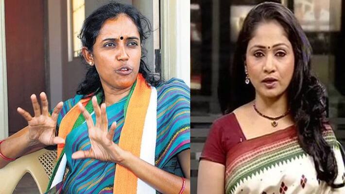 tamil news reader sowdha mani retaliation to congress mp jothimani tamil news reader sowdha mani retaliation to congress mp jothimani
