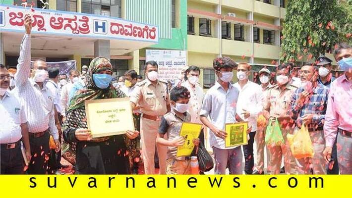 Procession to Welcome COVID 19 Survivor Draws Flak in Davanagere Procession to Welcome COVID 19 Survivor Draws Flak in Davanagere