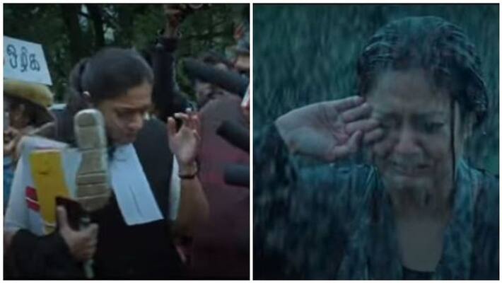 woman slap sliper for jyothika ponmagal vanthal trailer released woman slap sliper for jyothika ponmagal vanthal trailer released