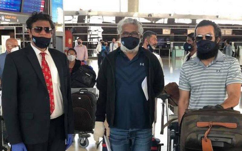 Actor Prithviraj and Aadujeevitham Team Return to India From Jordan