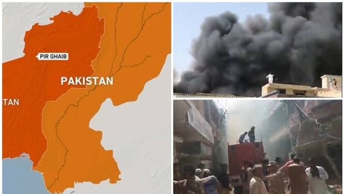 Pakistan International Airlines flight from Lahore crashes near Karachi airport Pak media Pakistan International Airlines flight from Lahore crashes near Karachi airport Pak media