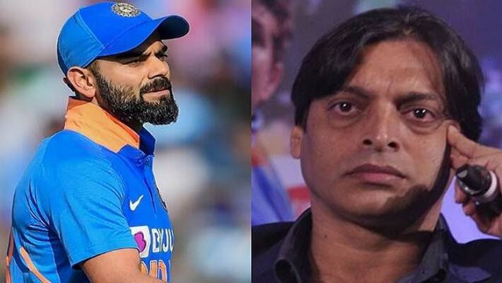 After Babar Azam Former Pakistan pacer Shoaib Akhtar stand for Virat Kohli spb After Babar Azam Former Pakistan pacer Shoaib Akhtar stand for Virat Kohli spb