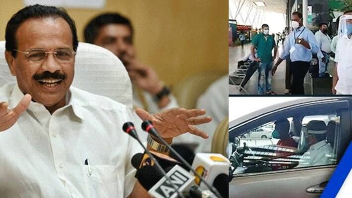 Union minister Sadananda Gowda flies from Delhi to Bengaluru...skips quarantine rules Union minister Sadananda Gowda flies from Delhi to Bengaluru...skips quarantine rules
