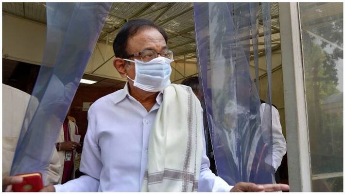 Corona Team's seal in the hand of PChidambaram Corona Team's seal in the hand of PChidambaram