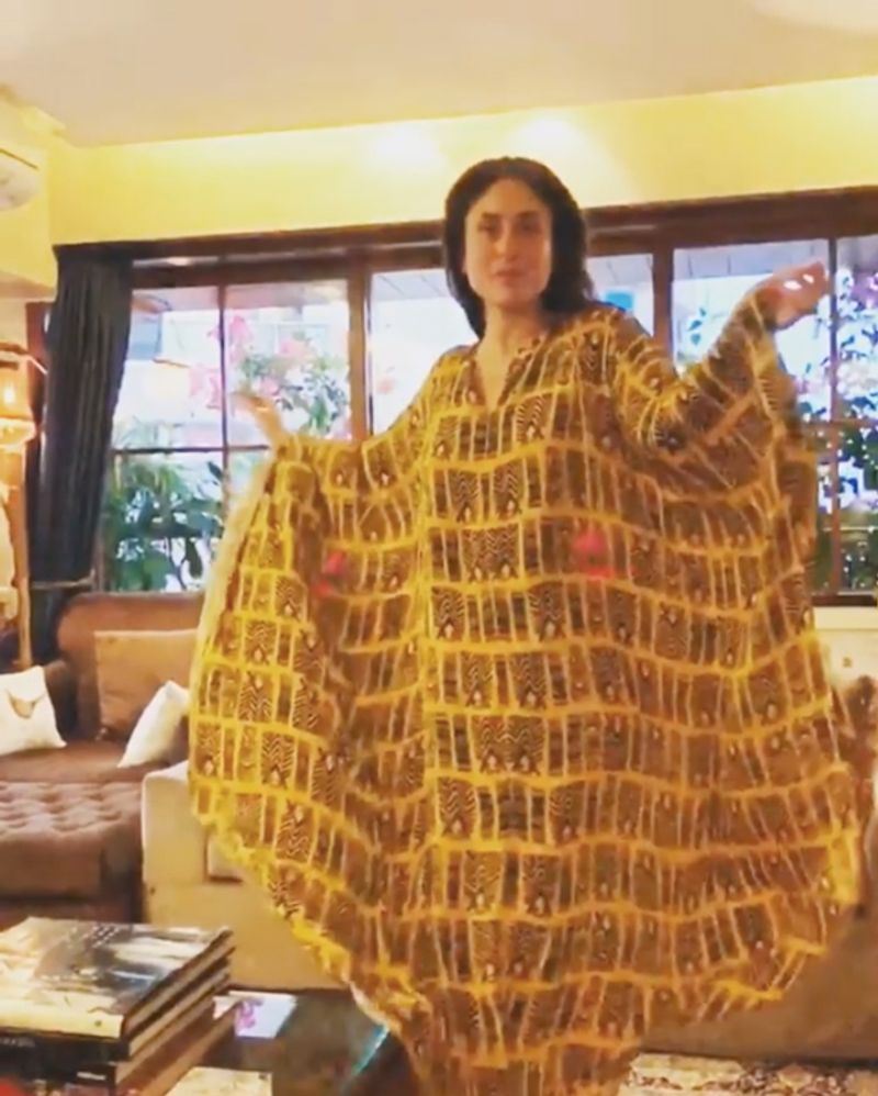 Not just that, Kareena also wears fashion designer Masaba Gupta's designed kaftans, which are good for Mumbai’s humid weather.