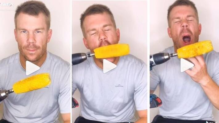here is the new video of david warner here is the new video of david warner
