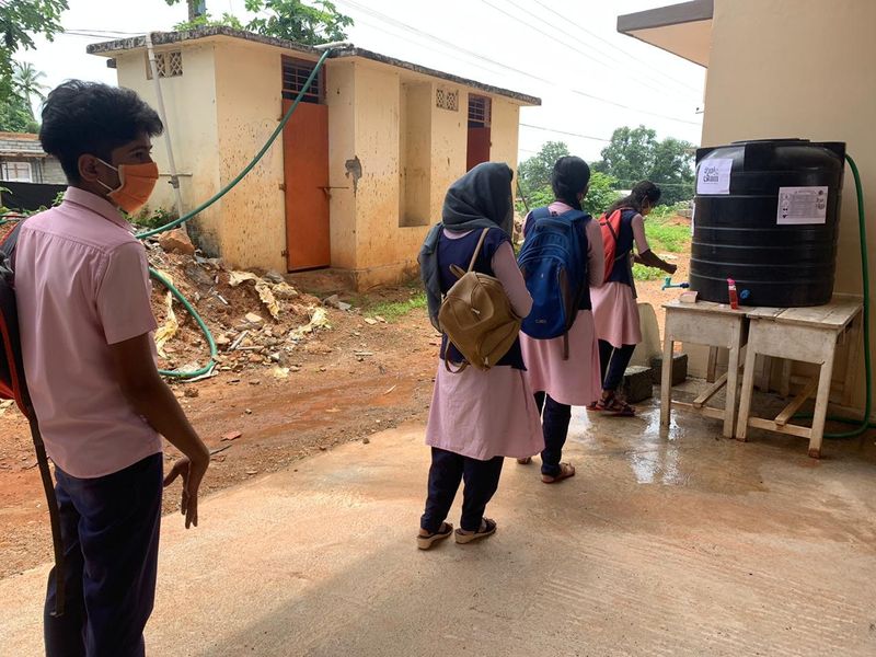 kerala school examination in covid19 time photostory
