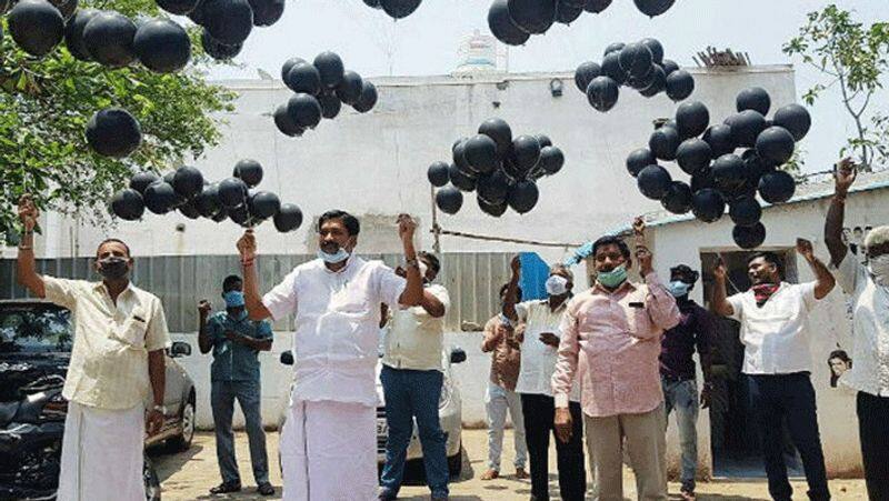 wine shops opening...aiadmk protest against dmk