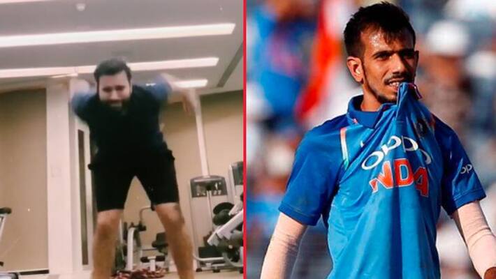 Rohit Sharma mocked Chahal and says Thats my little boy Chahal when he is fielding Rohit Sharma mocked Chahal and says Thats my little boy Chahal when he is fielding