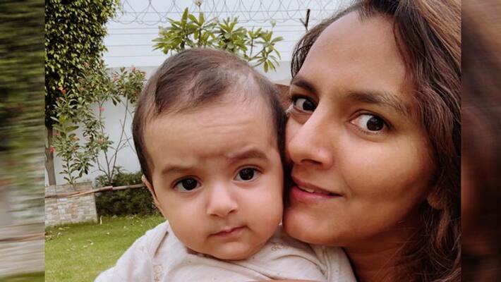 Geeta Phogat shared motherhood photo with 5 month old son people told future wrestler Geeta Phogat shared motherhood photo with 5 month old son people told future wrestler