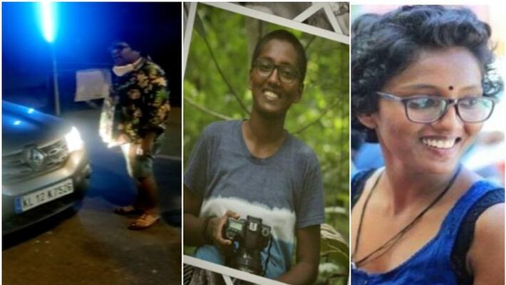 Anjana hareesh friends threatens police in kasaragod video out Anjana hareesh friends threatens police in kasaragod video out
