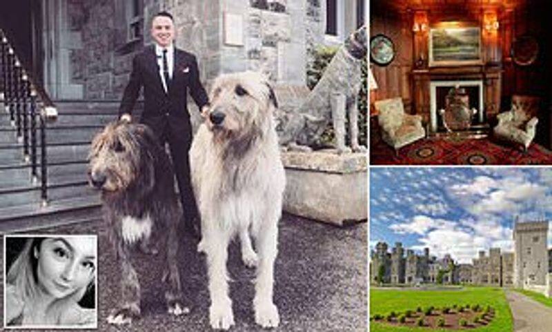 Couple spends lock down days in a castle