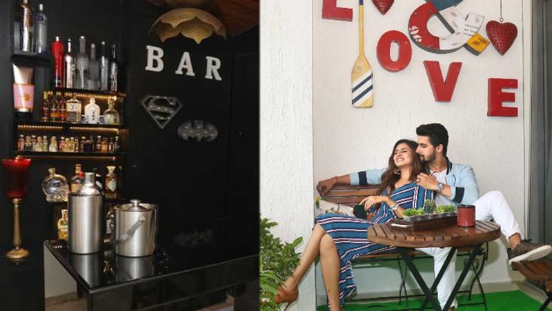 Jamai Raja actor ravi dubey and sargun mehta seaside apartment inside photos KPJ