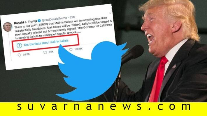 Trump threatens social media after Twitter puts warning on his false claims Trump threatens social media after Twitter puts warning on his false claims