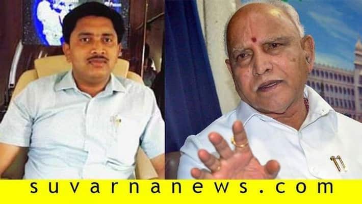 NR santosh appointed as cm BSY political secretary with cabinet status NR santosh appointed as cm BSY political secretary with cabinet status