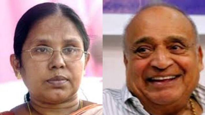 kk shailaja pay tribute for mp veerendra kumar kk shailaja pay tribute for mp veerendra kumar
