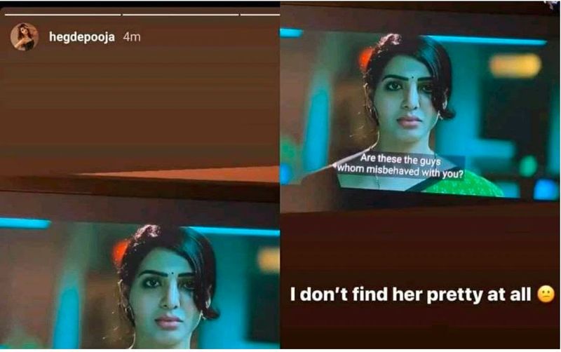 But, the damage was already done as the hacker shared a controversial post taking a dig at Samantha Akkineni's looks. A collage of Samantha's photos from Majili were shared as Pooja's Instagram story with the caption, "I don't find her pretty at all."