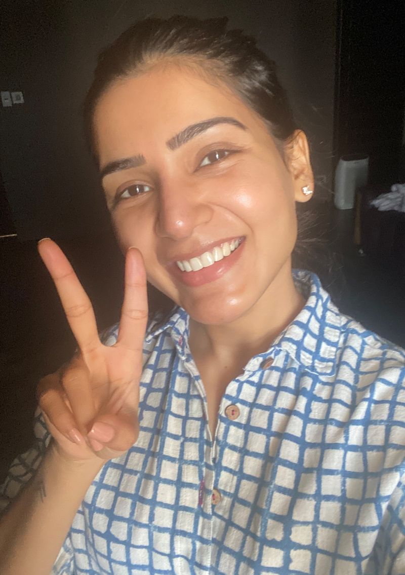 Few hours later, Samantha shared a smiling picture of herself with a peace symbol. The cryptic tweet is seen as Samantha's classy response to the ongoing controversy.