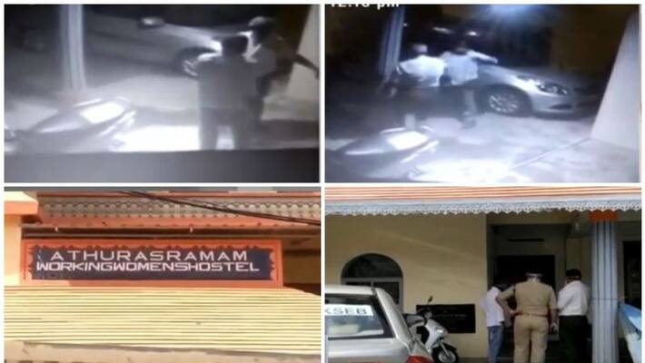 hostel security in palakkad kanchikode killed cctv visuals hostel security in palakkad kanchikode killed cctv visuals