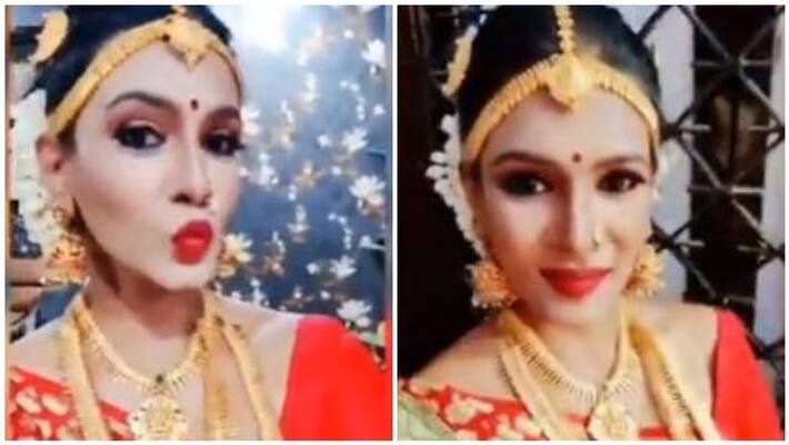 meera mithun marriage get up video goes viral meera mithun marriage get up video goes viral