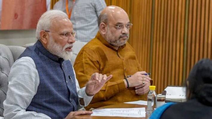 PM Modi and Home Minister Amit Shah meeting regarding lockdown 5.0 kpn PM Modi and Home Minister Amit Shah meeting regarding lockdown 5.0 kpn