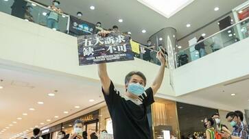 Hong Kong citizens protest over China's move to pass security law Hong Kong citizens protest over China's move to pass security law