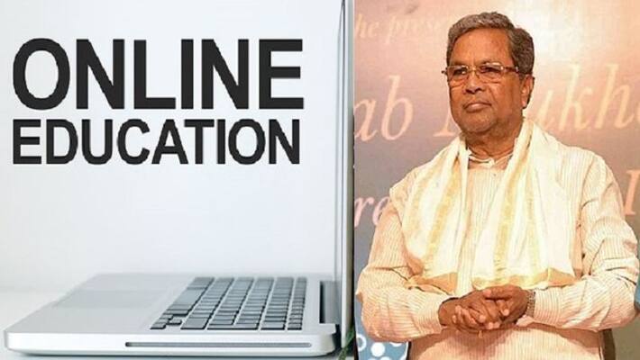 Siddaramaiah opposes Online Education To Students Siddaramaiah opposes Online Education To Students