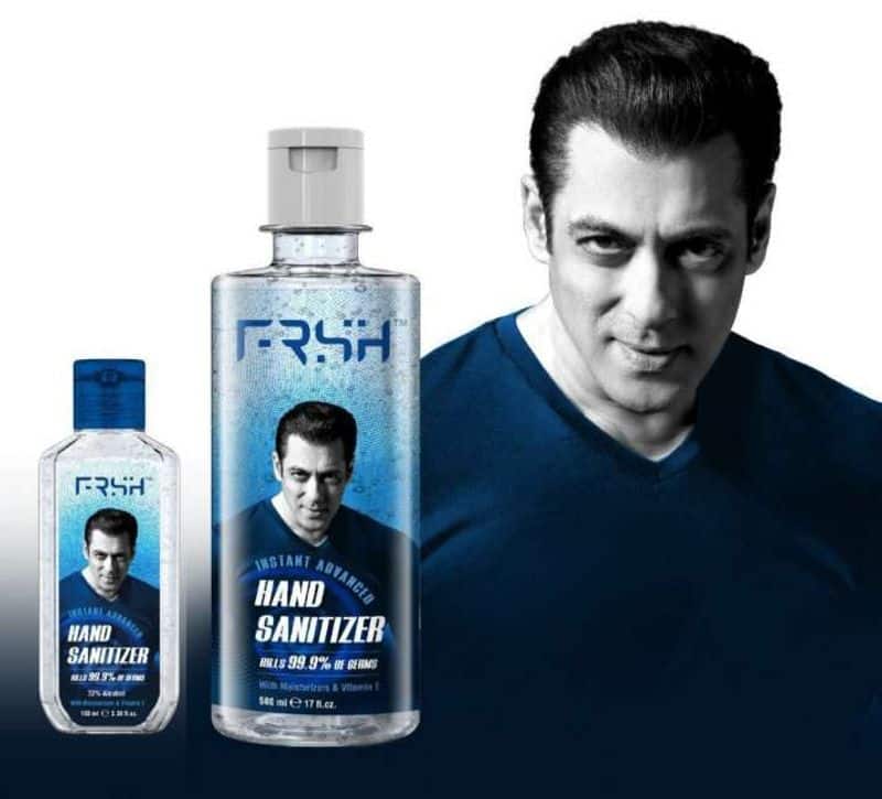 Salman khan donate one lakh hand sanitisers to mumbai police