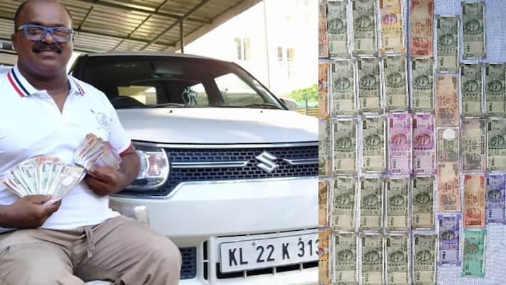 Shanavas collection of currencies with a favorite serial number of one lakh rupees Shanavas collection of currencies with a favorite serial number of one lakh rupees