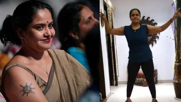 Telugu Artiste Pragathi Dance Video Viral Telugu Artiste Pragathi Dance Video Viral