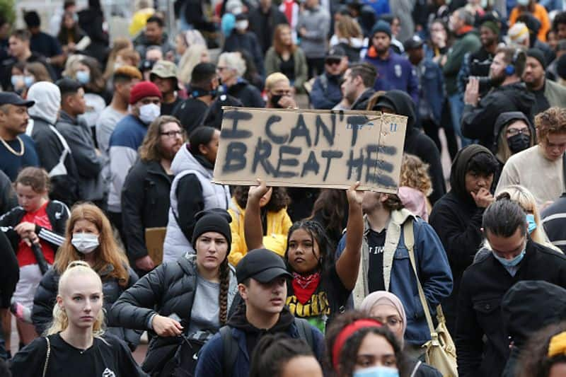 george floyd protests keep your mouth shut houston police chief to donald trump