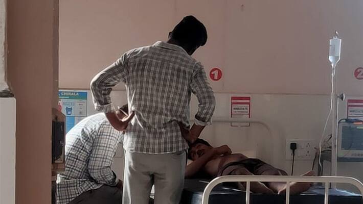 attack on family who are distributing food to poor in prakasam district attack on family who are distributing food to poor in prakasam district