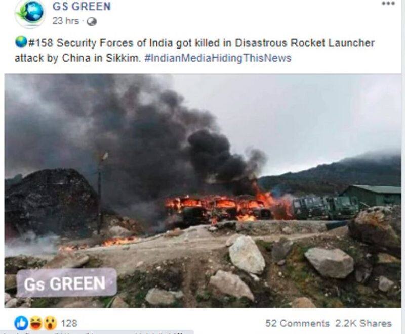 Fact check of China Killing 158 Indian Jawans