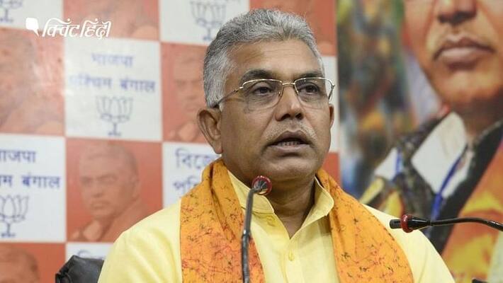 West Bengal BJP state president Dilip Ghosh tested Positive for Coronavirus spb West Bengal BJP state president Dilip Ghosh tested Positive for Coronavirus spb
