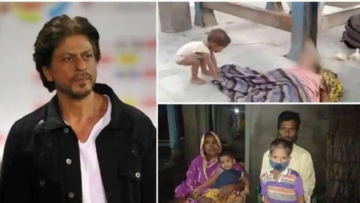 Shah Rukh Khan will provide aid to child who tried to wake up dead mother at railway station Shah Rukh Khan will provide aid to child who tried to wake up dead mother at railway station