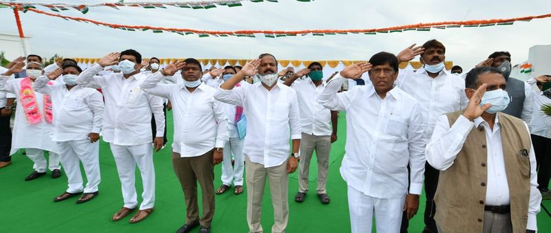 CM KCR Participated Telangana Fornation Day Celebrations