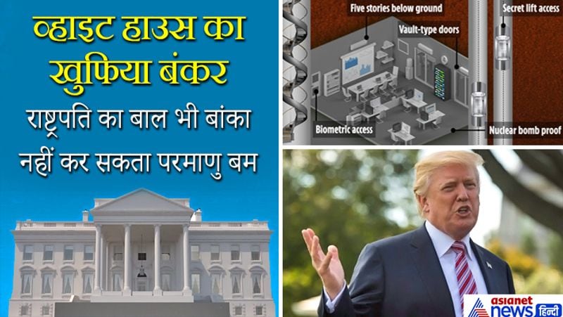व्हाइट हाउस के बंकर में राष्ट्रपति के लिए लिविंग रूम, टीवी, कॉफ्रेंस रूम के अलावा कमांड रूम भी है जहां वो 16 लोगों के साथ कभी भी बैठक कर सकते हैं। 